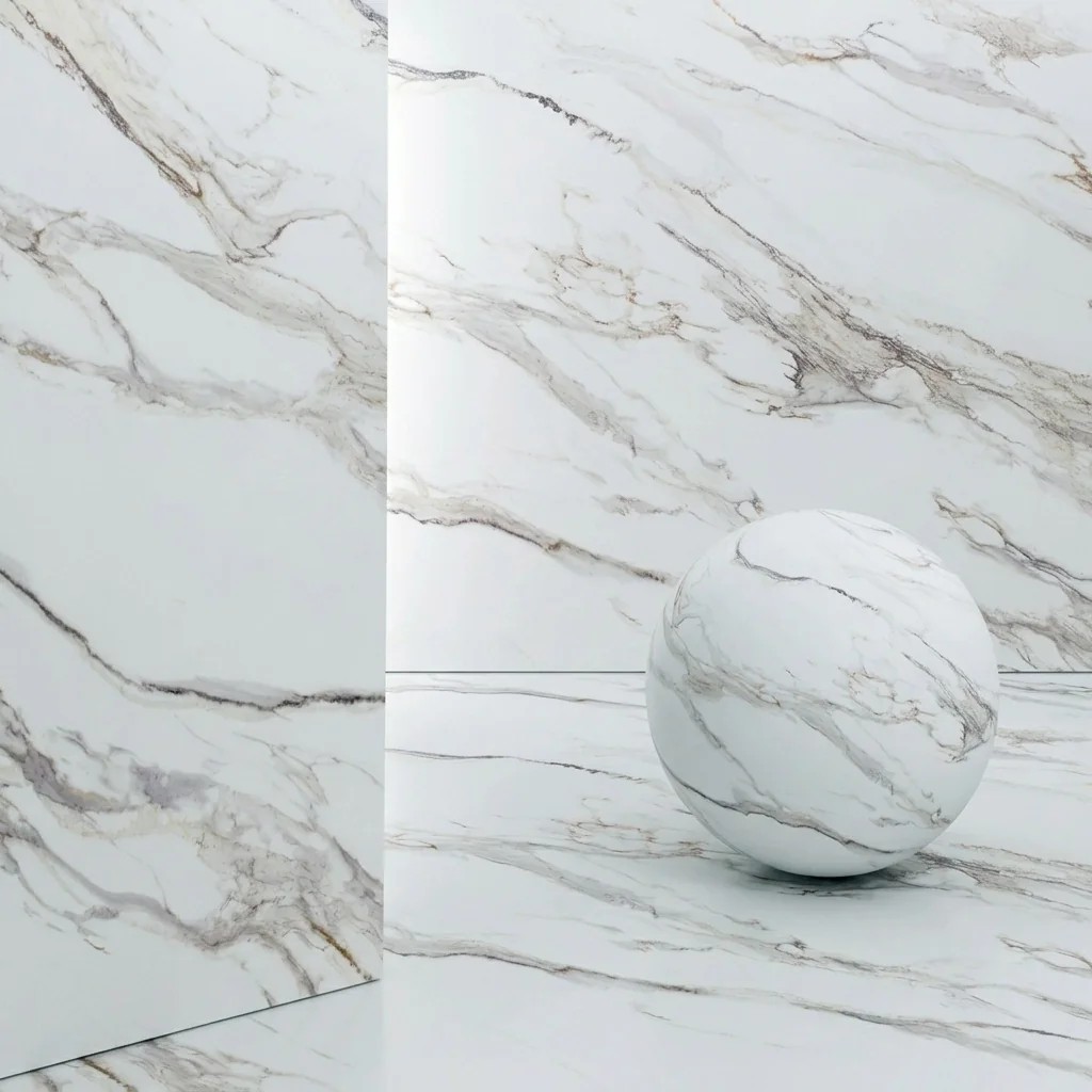 Calacatta Argento — пример работы