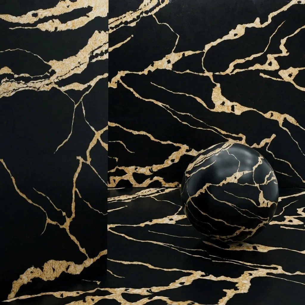 Calacatta Back Gold — пример работы