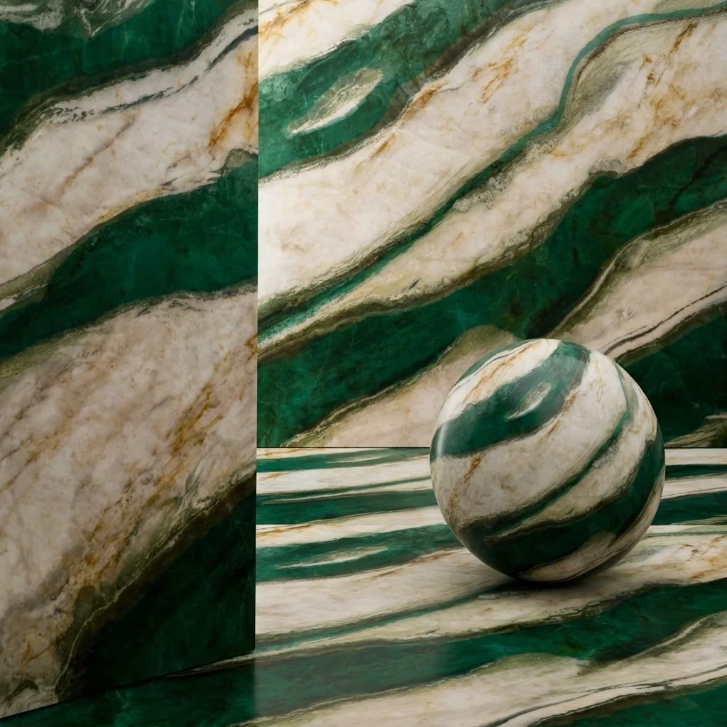 Calacatta Emerald Dreams — пример работы