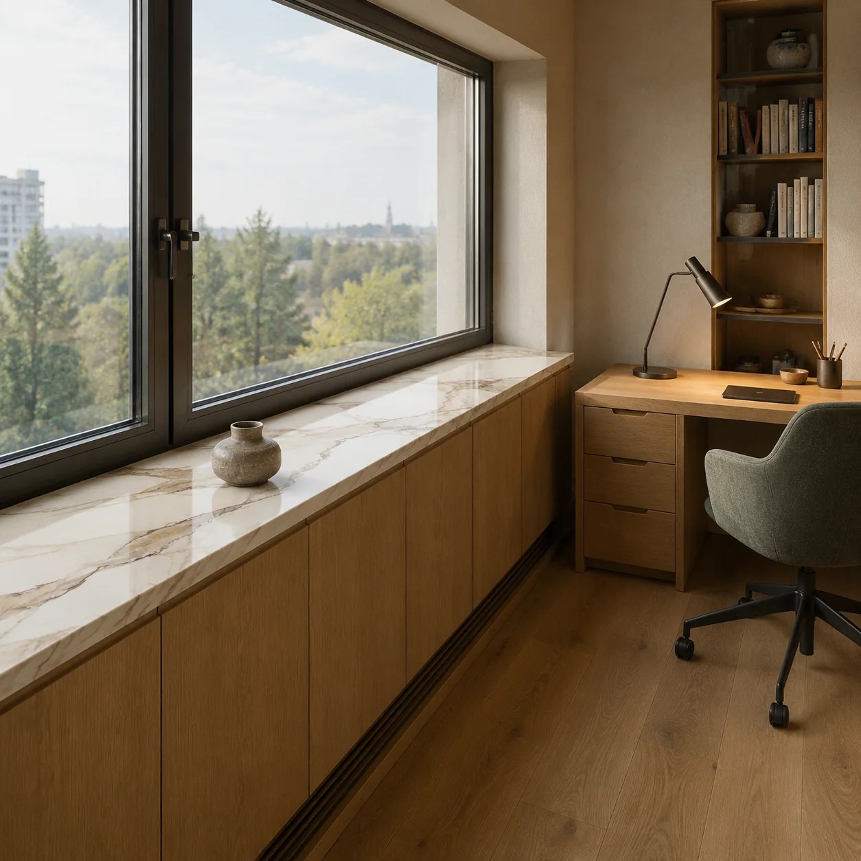 Calacatta Sienna — пример работы