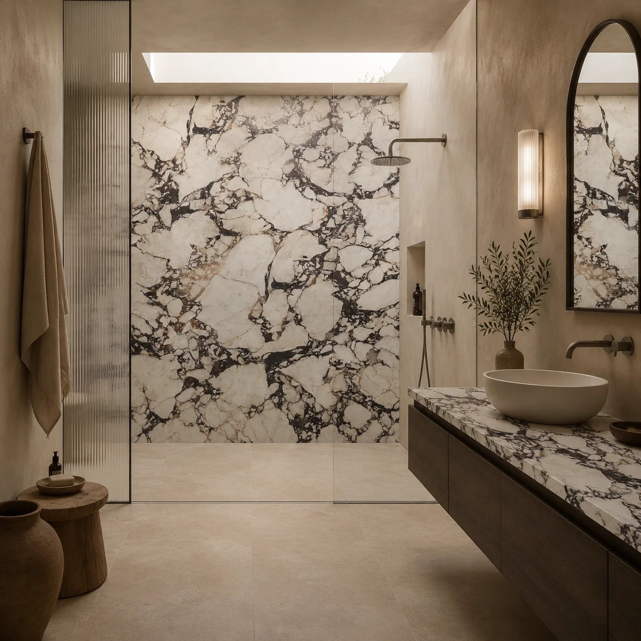 Calacatta Viola — пример работы