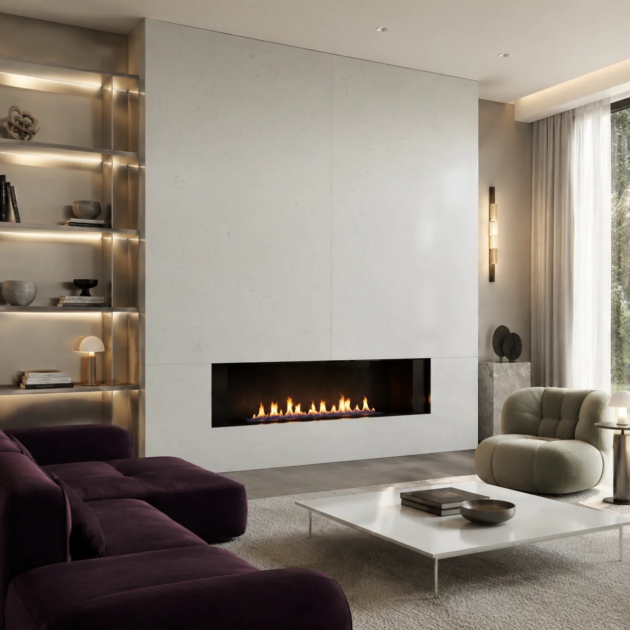 White Carrara — пример работы