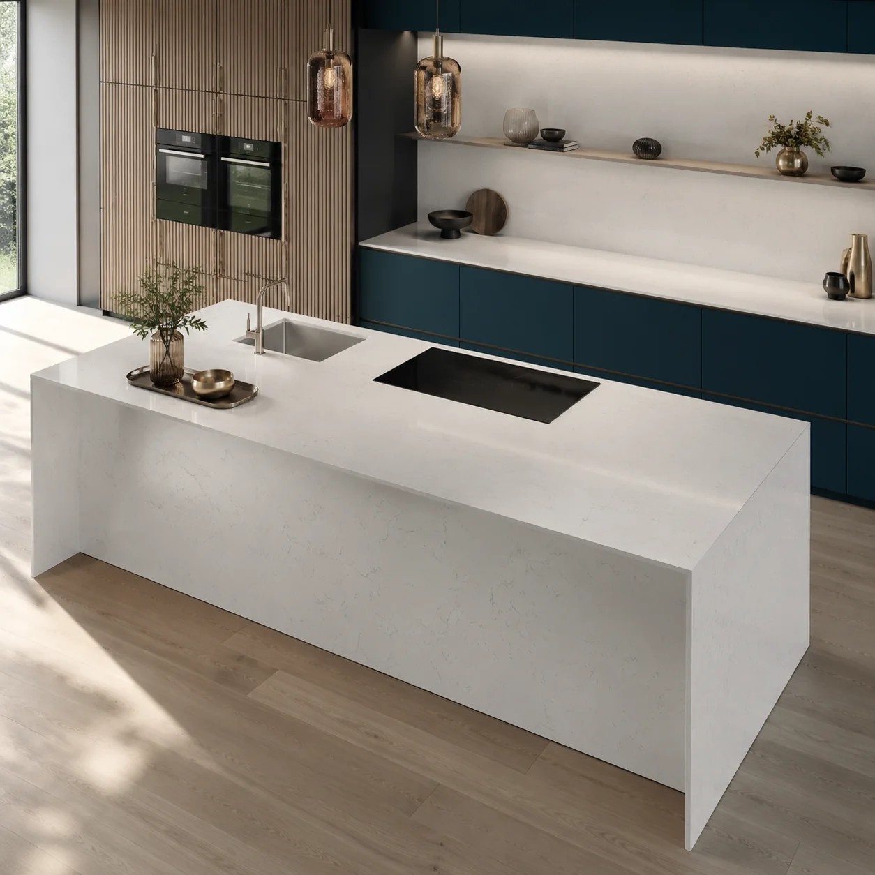 White Carrara — пример работы